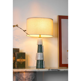 Obelisk Lampe de Table en Marbre