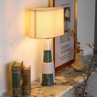 Obelisk Lampe de Table en Marbre