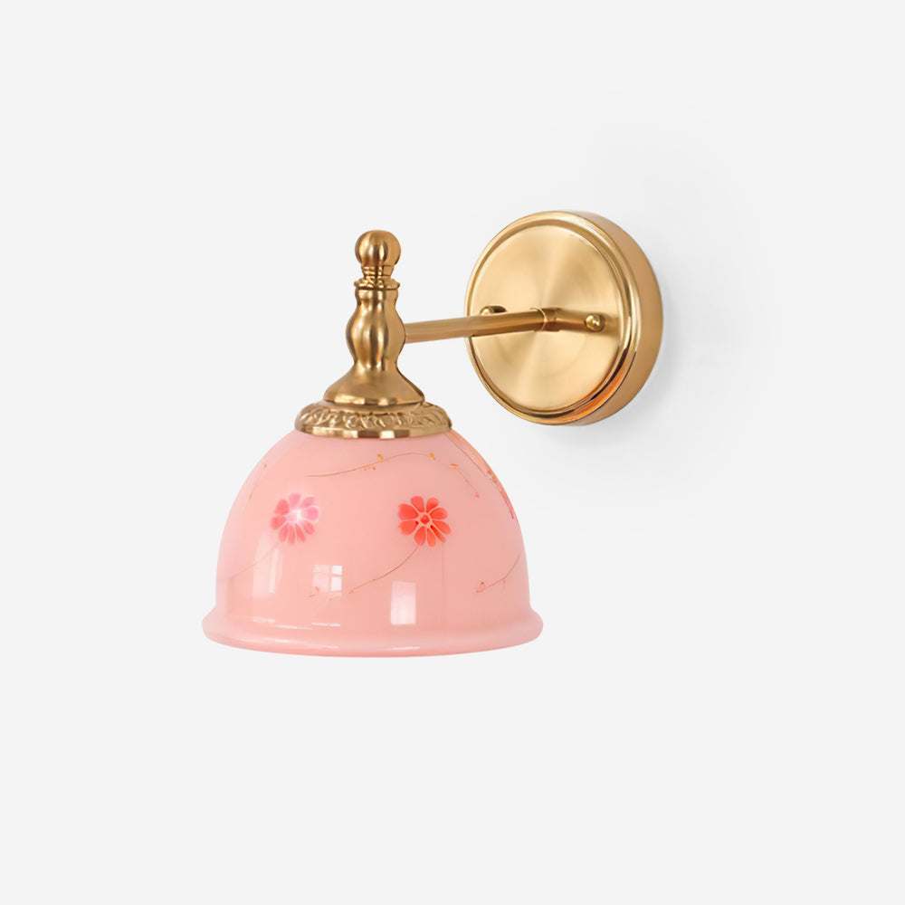 Mishya Floral Wall Lamp-Neutral Decor