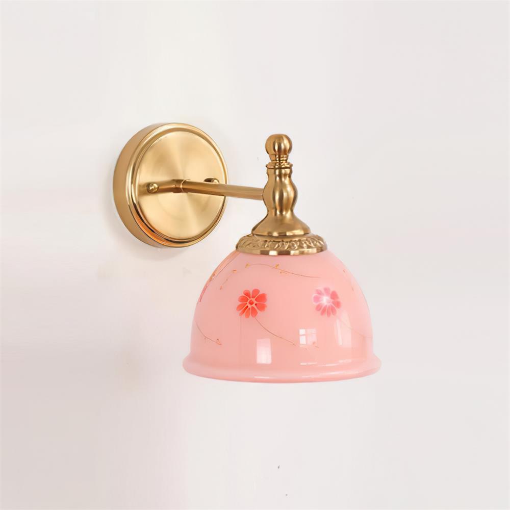Mishya Floral Wall Lamp-Neutral Decor