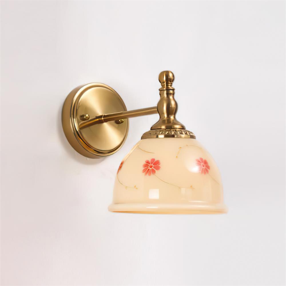 Mishya Floral Wall Lamp-Neutral Decor