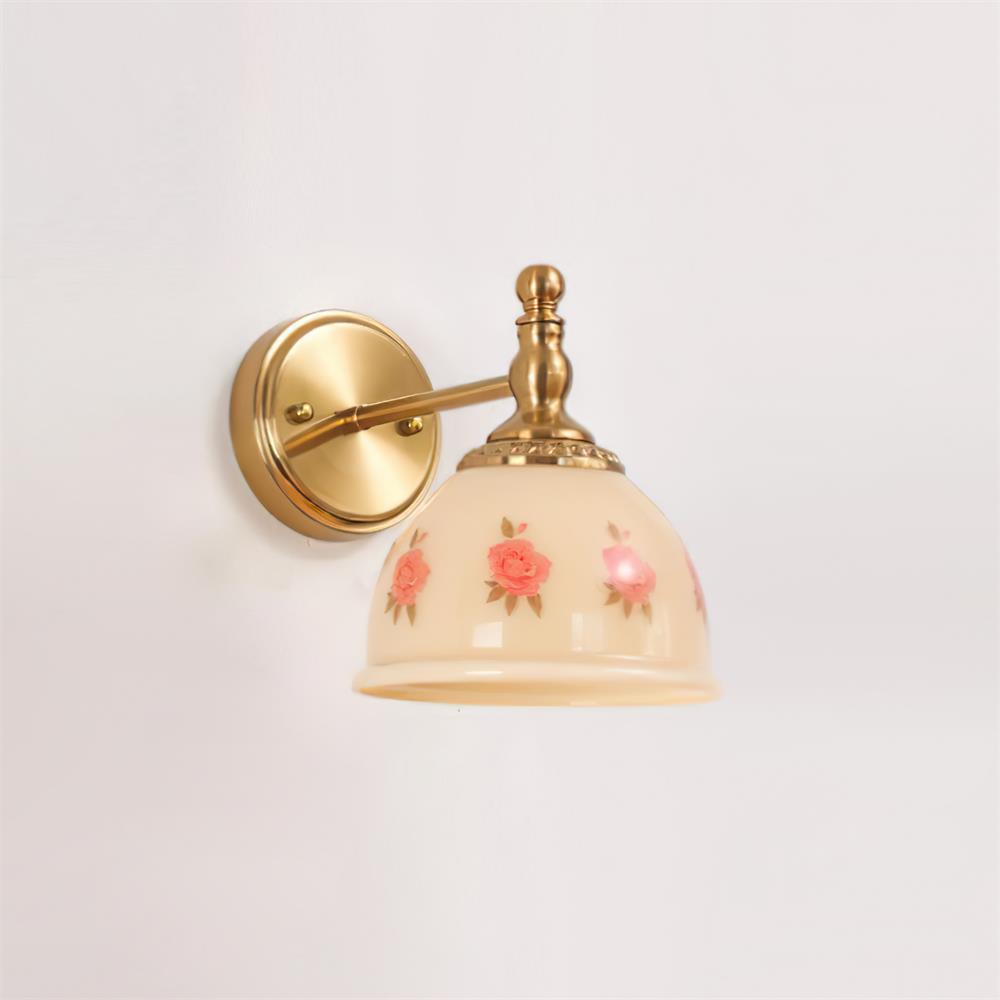 Mishya Floral Wall Lamp-Neutral Decor