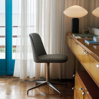 Lioralira Lampe de Table avec Abat-Jour en Verre Et Socle en Marbre Vert