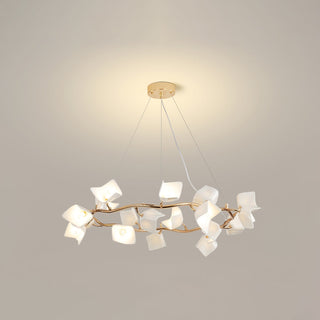 Arthearae Lustre Postmoderne de Luxe en Céramique Florale