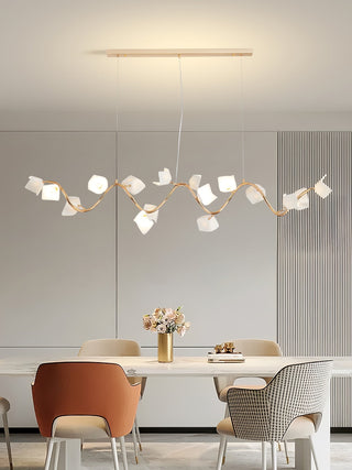 Arthearae Lustre Postmoderne de Luxe en Céramique Florale