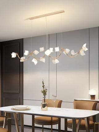 Arthearae Lustre Postmoderne de Luxe en Céramique Florale