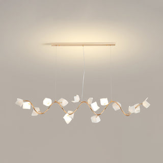 Arthearae Lustre Postmoderne de Luxe en Céramique Florale