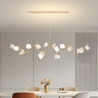 Arthearae Lustre Postmoderne de Luxe en Céramique Florale
