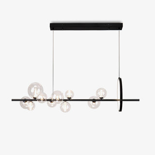 Lustra Lustre Verre Bulles Nordic Noir