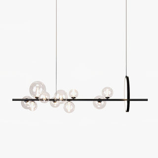 Lustra Lustre Verre Bulles Nordic Noir