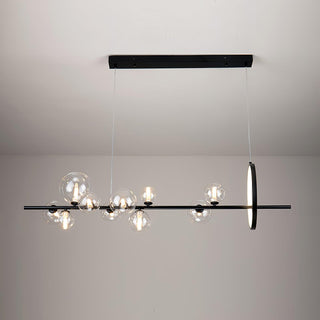 Lustra Lustre Verre Bulles Nordic Noir