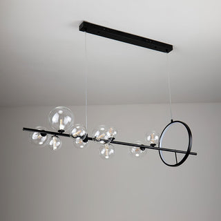 Lustra Lustre Verre Bulles Nordic Noir