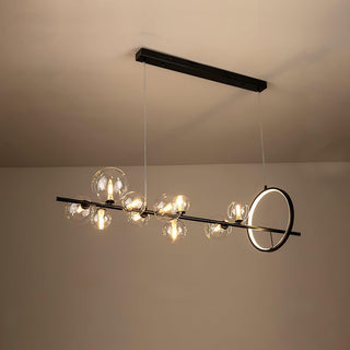 Lustra Lustre Verre Bulles Nordic Noir