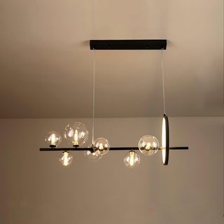 Lustra Lustre Verre Bulles Nordic Noir