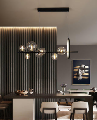 Lustra Lustre Verre Bulles Nordic Noir