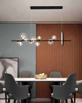Lustra Lustre Verre Bulles Nordic Noir