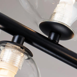 Lustra Lustre Verre Bulles Nordic Noir