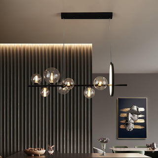 Lustra Lustre Verre Bulles Nordic Noir