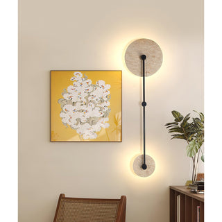 Ilvara Applique Murale Minimaliste Moderne Beige Travertin