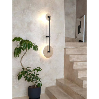 Ilvara Applique Murale Minimaliste Moderne Beige Travertin