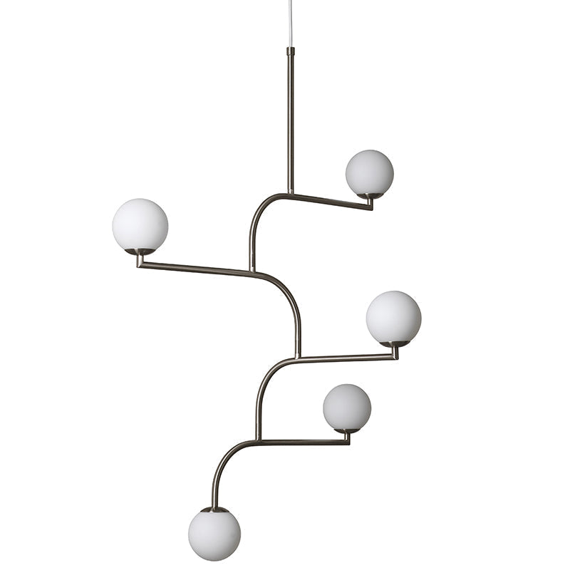 Zelireth Lustre Laiton Verre Minimaliste Moderne