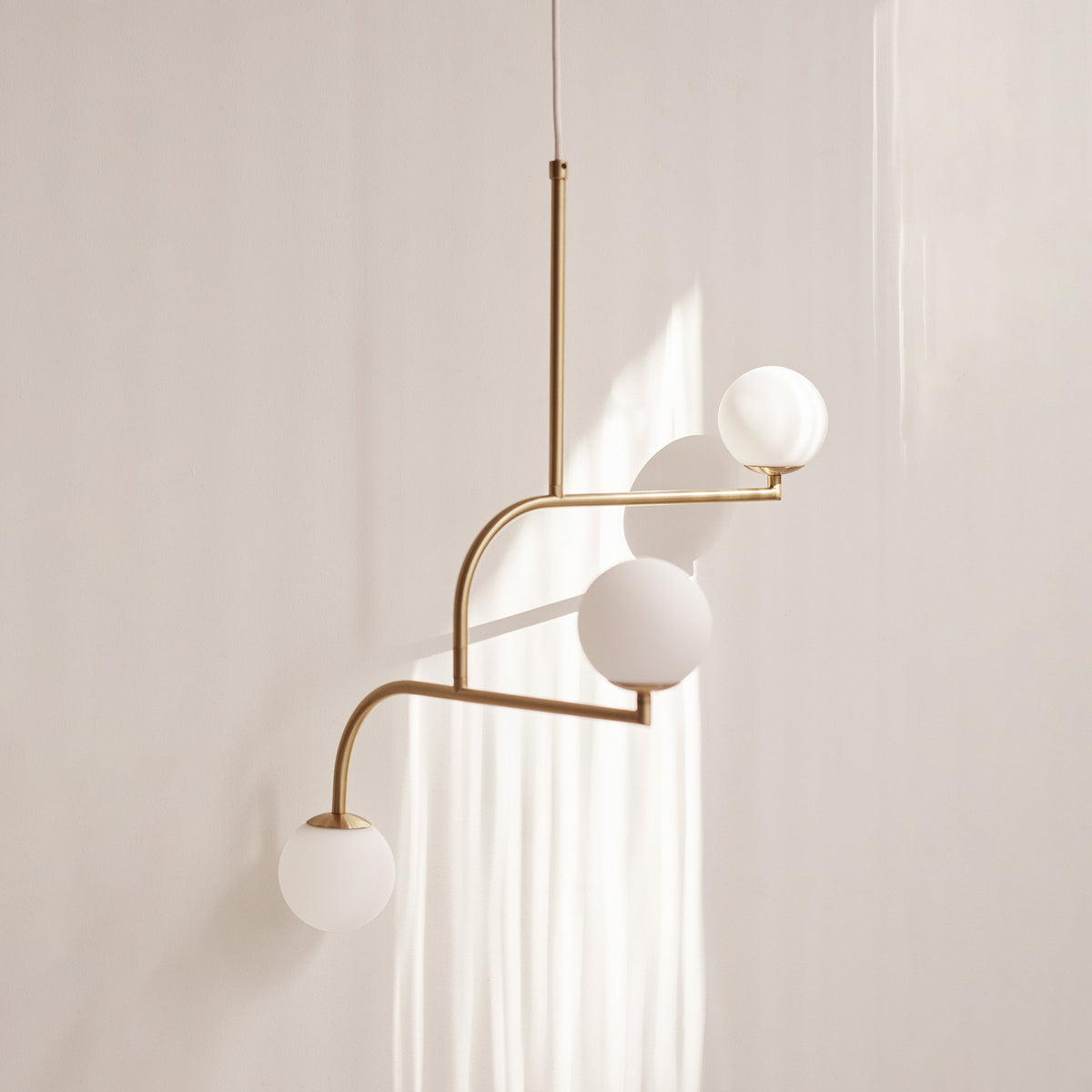 Zelireth Lustre Laiton Verre Minimaliste Moderne