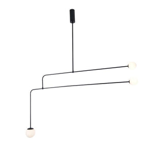 Lustra Lustre Mobile Noir Minimaliste-Luire