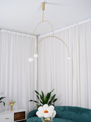 Lustra Lustre Mobile Noir Minimaliste-Luire