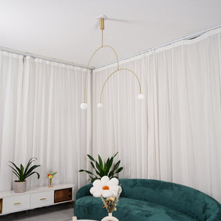 Lustra Lustre Mobile Noir Minimaliste-Luire