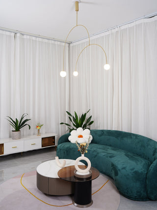 Lustra Lustre Mobile Noir Minimaliste-Luire