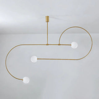 Lustra Lustre Mobile Noir Minimaliste-Luire