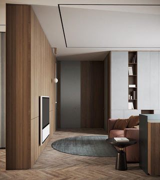 Lustra Lustre Mobile Noir Minimaliste-Luire