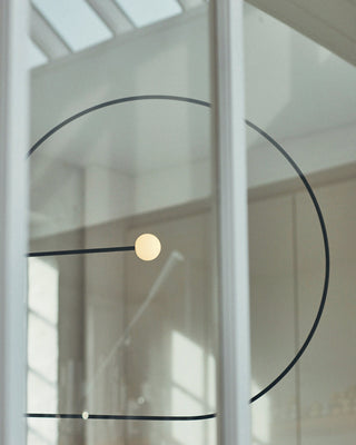 Lustra Lustre Mobile Noir Minimaliste-Luire