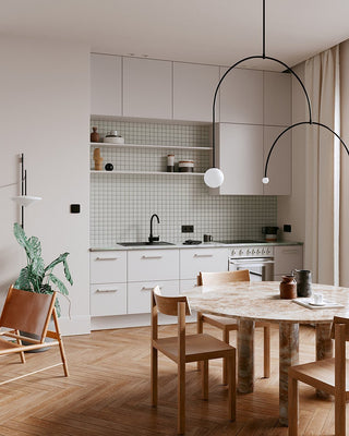 Lustra Lustre Mobile Noir Minimaliste-Luire