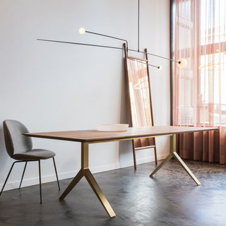 Lustra Lustre Mobile Noir Minimaliste-Luire