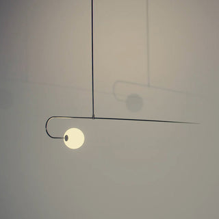 Lustra Lustre Mobile Noir Minimaliste-Luire