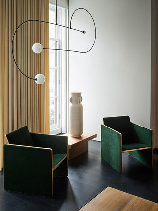 Lustra Lustre Mobile Noir Minimaliste-Luire