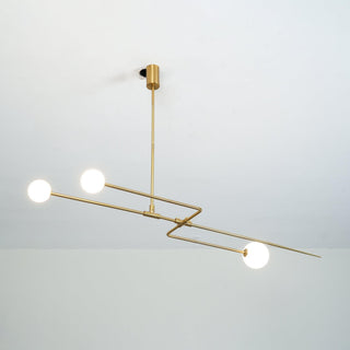 Lustra Lustre Mobile Noir Minimaliste-Luire