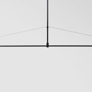 Lustra Lustre Mobile Noir Minimaliste-Luire