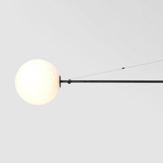 Lustra Lustre Mobile Noir Minimaliste-Luire