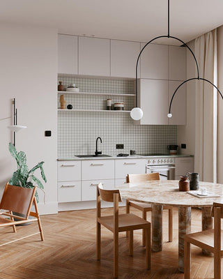 Lustra Lustre Mobile Noir Minimaliste-Luire