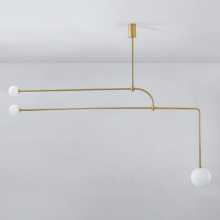 Lustra Lustre Mobile Noir Minimaliste-Luire