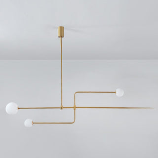 Lustra Lustre Mobile Noir Minimaliste-Luire