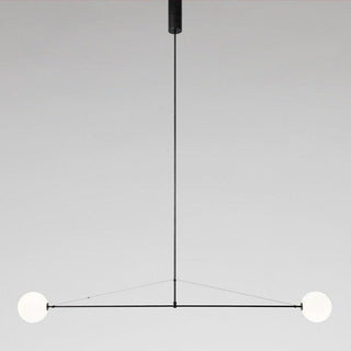 Lustra Lustre Mobile Noir Minimaliste-Luire