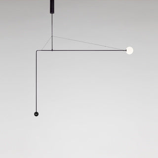 Lustra Lustre Mobile Noir Minimaliste-Luire