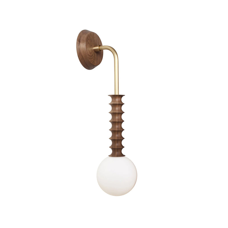 Mobo Wall Lamp used as an accent light in a hallway.