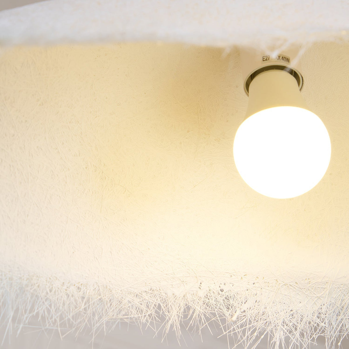 Finnana Suspension en Travertin Pierre Naturelle