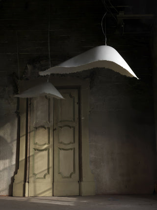 Lustra Suspension en Travertin Pierre Naturelle