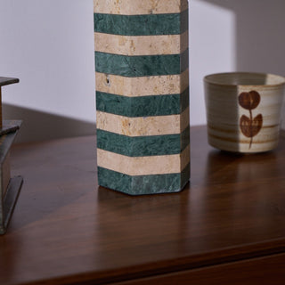 Stripes Lampe de Table en Tissu