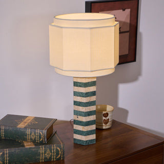 Stripes Lampe de Table en Tissu